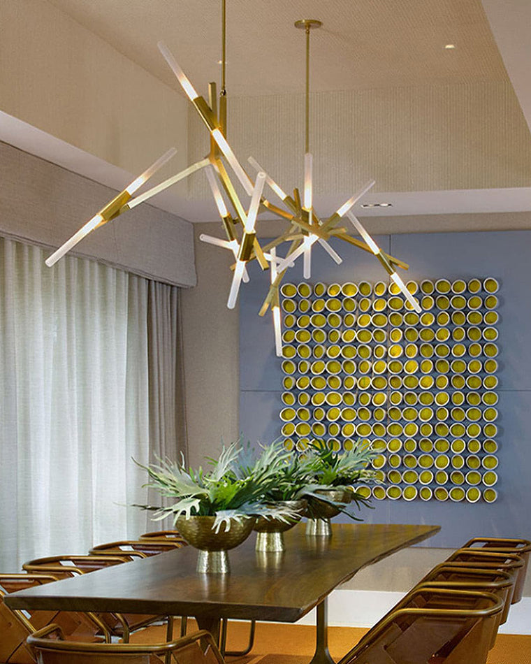 Lustre à branche en or réglable WOMO-WM2511