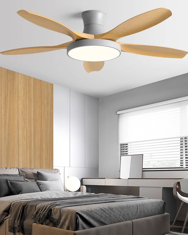 WOMO Grand Ventilateur de plafond bas 5 Pales-WM5130