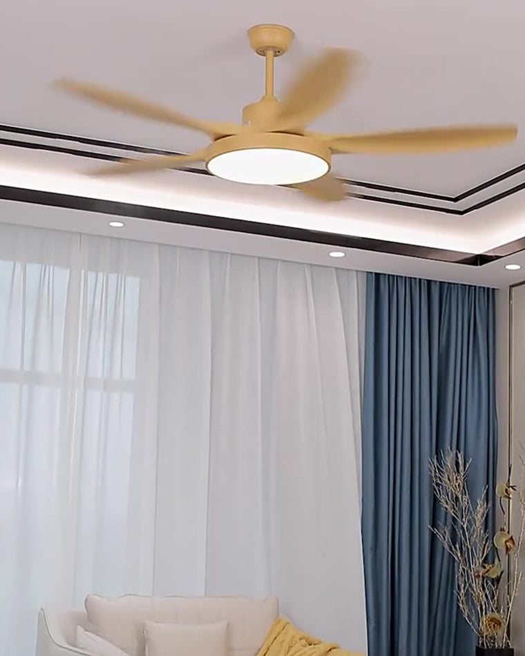 Lampe de ventilateur de plafond moderne WOMO 5 pales-WM5129