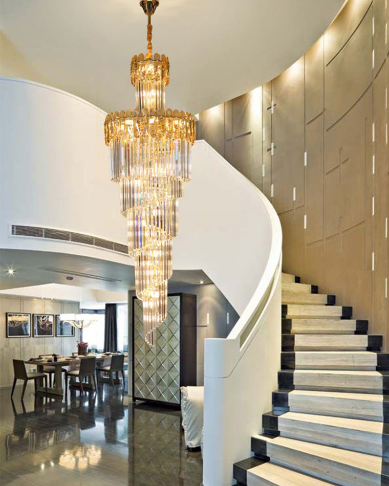 Lustre en cristal en cascade WOMO-WM2387