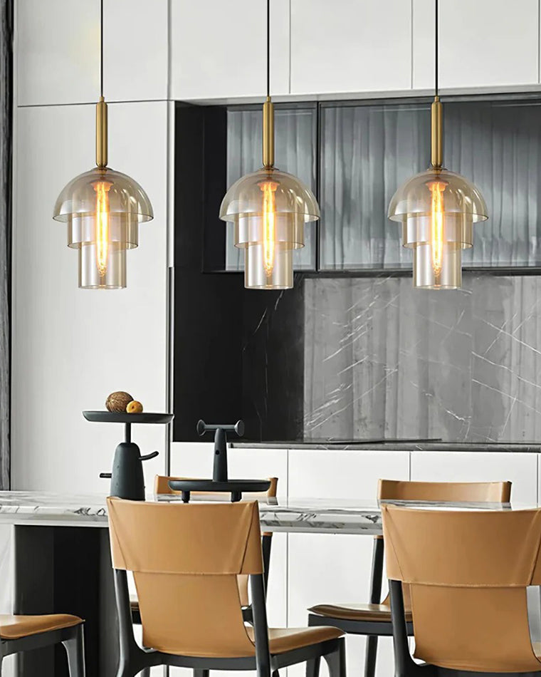 Suspension cloche en verre WOMO-WM2789