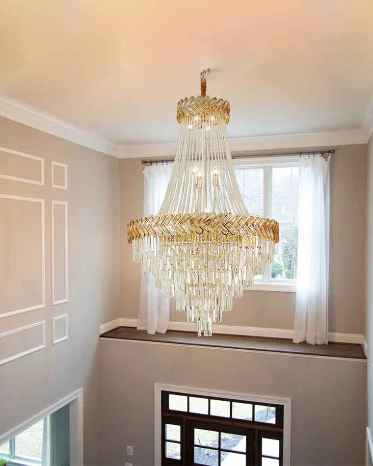 Lustre en cristal à plusieurs niveaux WOMO-WM2381