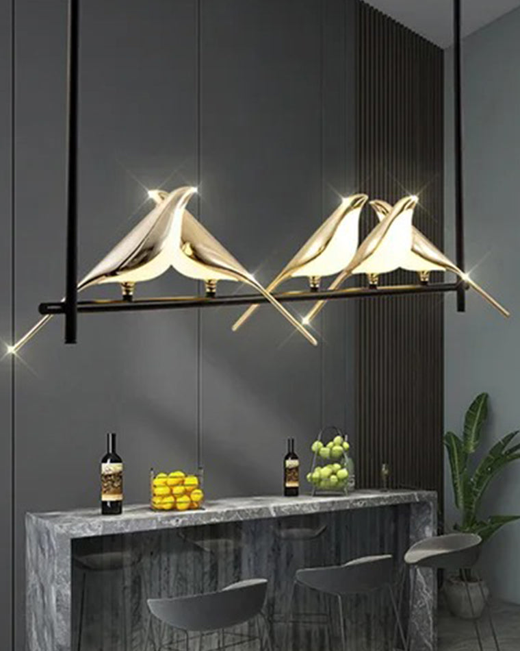 Lustre linéaire WOMO Gold Bird-WM2512b