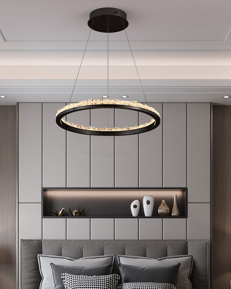 WOMO Lustre Cercle Cristal Led-WM2715