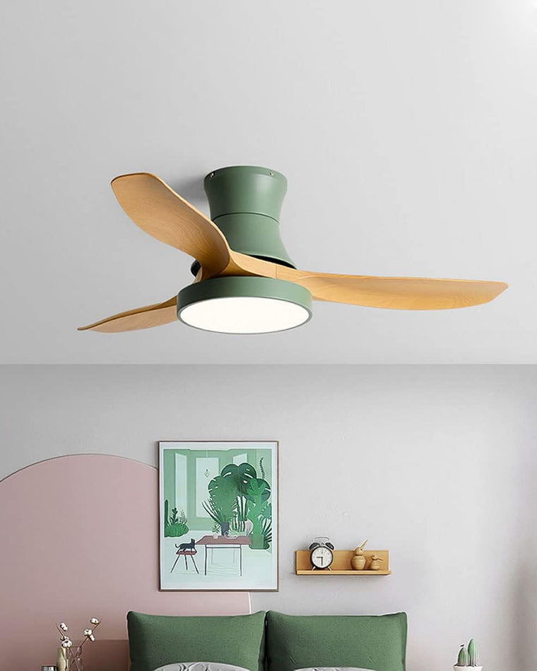 WOMO Ventilateur de plafond bas 3 Pales-WM5128
