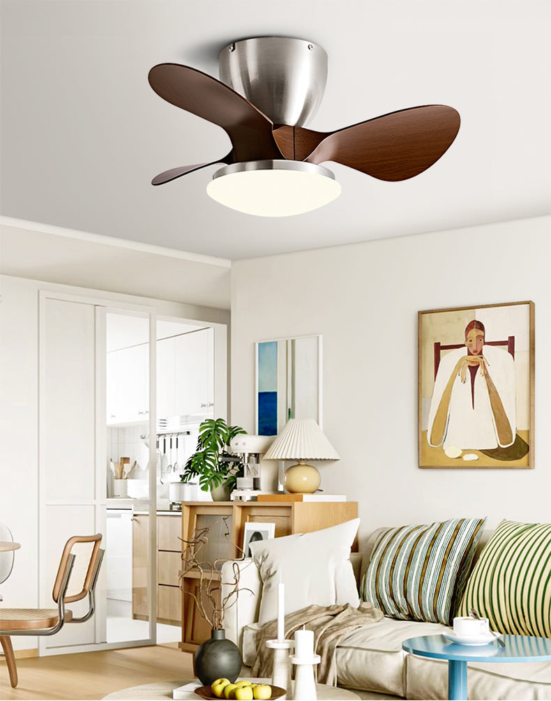 WOMO 24 pouces petite lampe de ventilateur de plafond à profil bas - WM5159