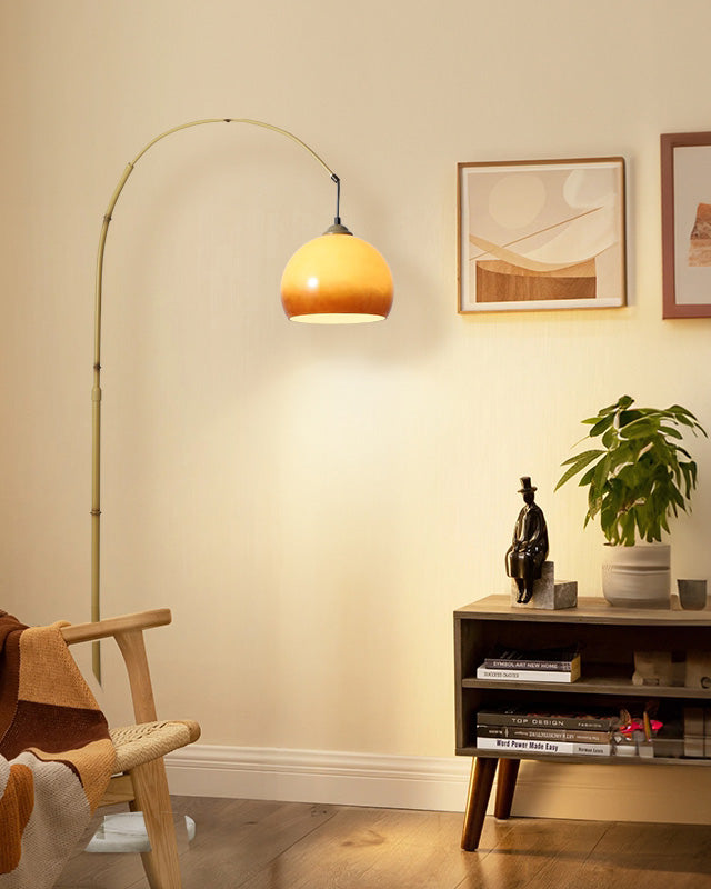 WOMO Lampe sur Pied Arc Bambou Suspendue - WM7133