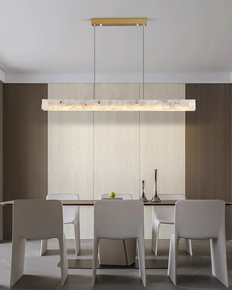 WOMO Lustre lineaire Albâtre Pour Salle à Manger-WM2833
