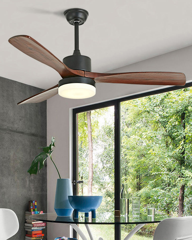 WOMO Ventilateur de plafond 3 Bois Pales-WM5068