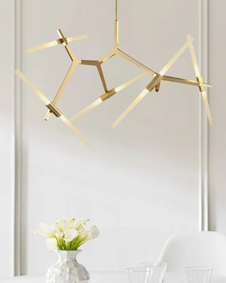 Lustre à branche en or réglable WOMO-WM2511