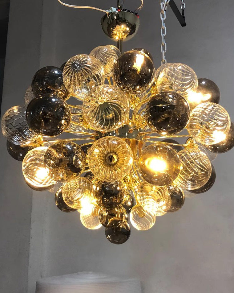 Lustre à bulles de verre WOMO-WM2456