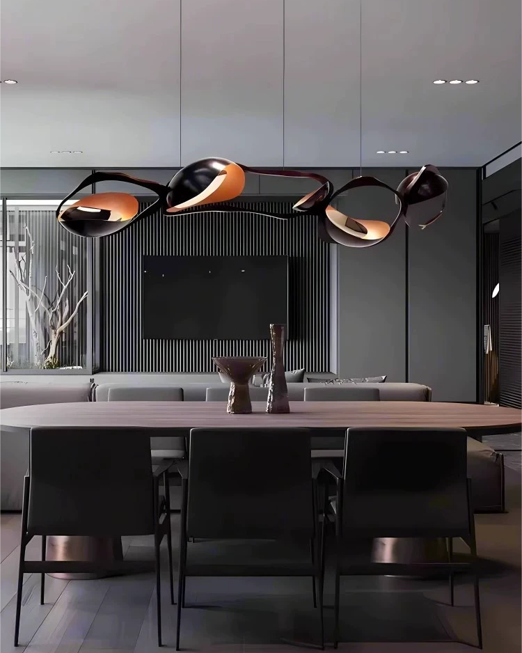 WOMO Lustre Chic Led Noir-WM2148