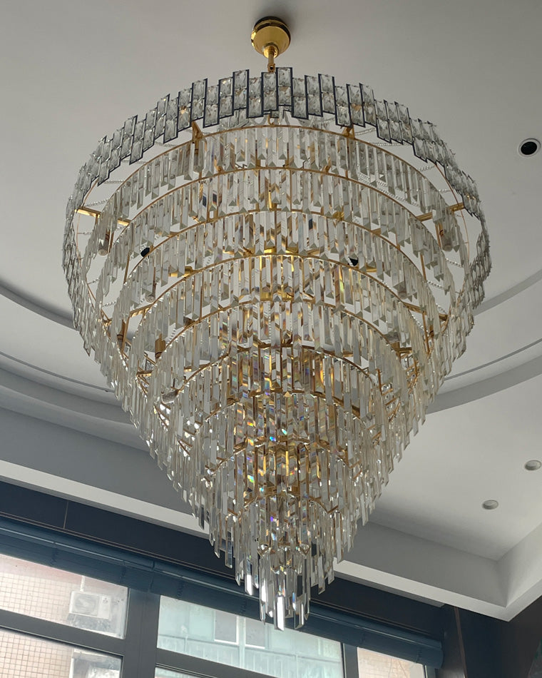 Lustre en cristal massif à plusieurs niveaux WOMO-WM2380