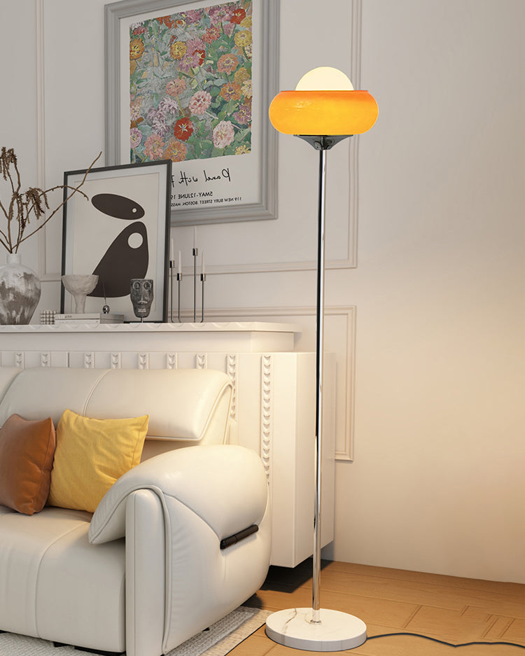 WOMO Lampe sur Pied Torchière Orange - WM7092