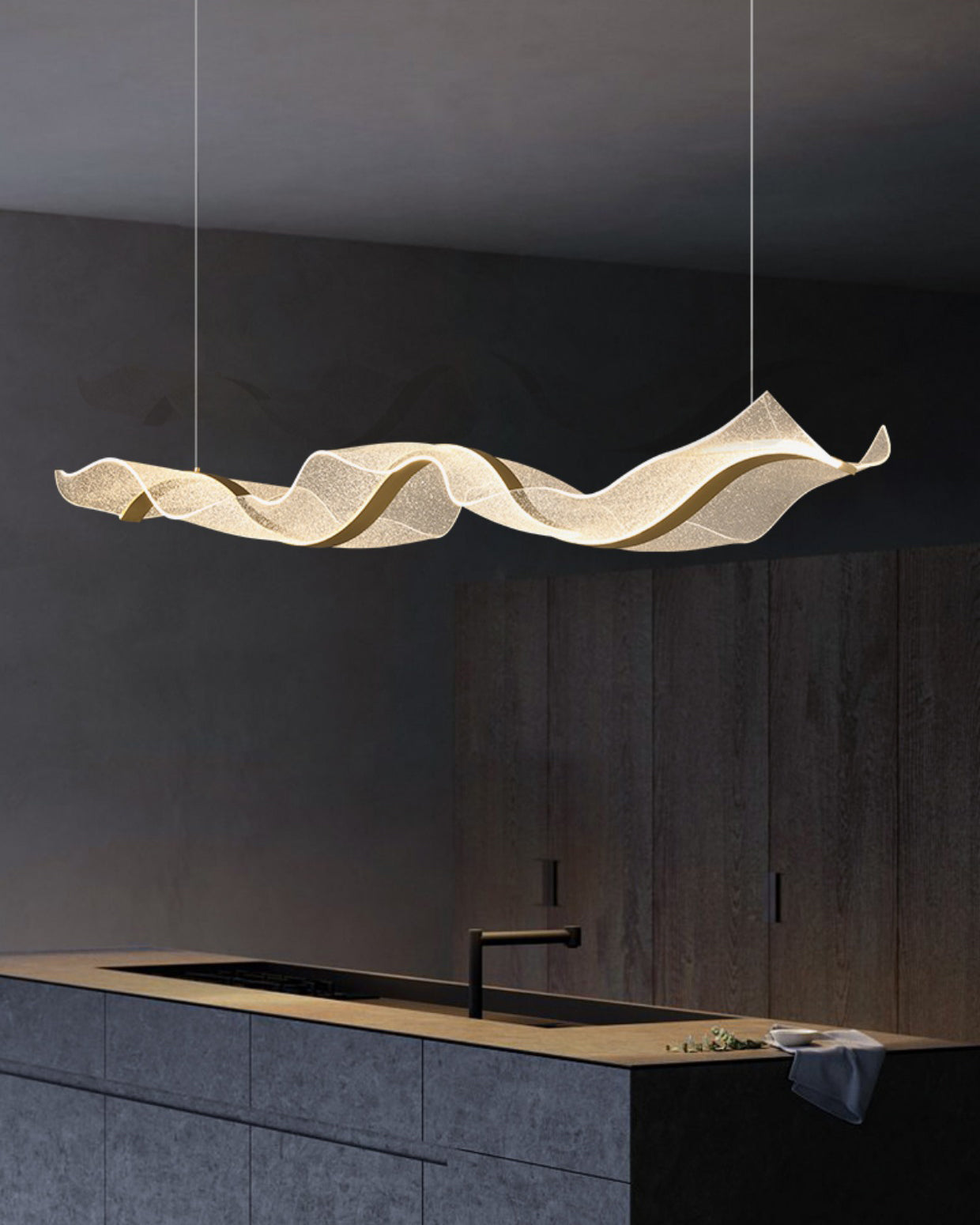 Lustre acrylique WOMO Wave Ribbon-WM2596