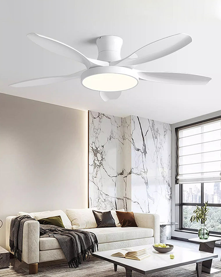 WOMO Grand Ventilateur de plafond bas 5 Pales-WM5130