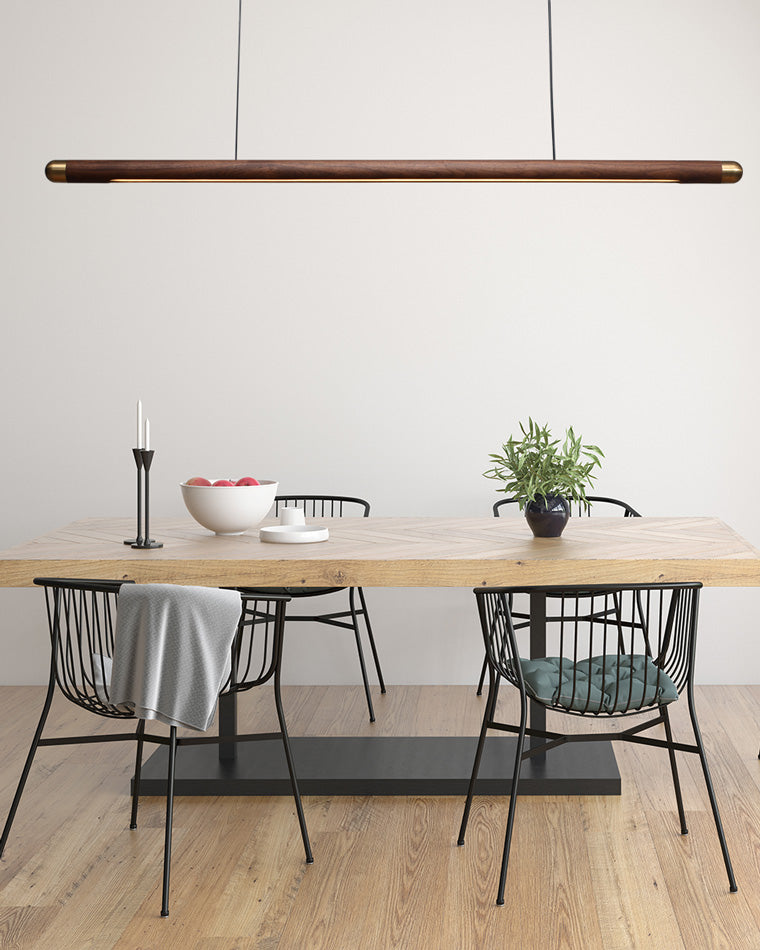 Suspension LED linéaire WOMO Walnut-WM2520