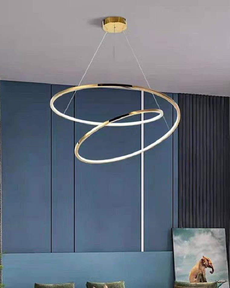 Lustre à LED WOMO Swirl-WM2461