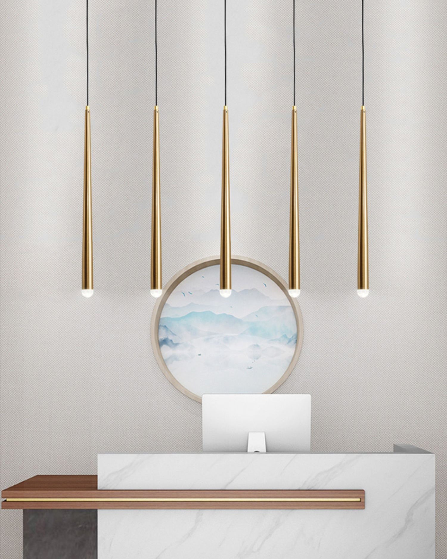 WOMO-WM2909 Linear Tube Chandelier