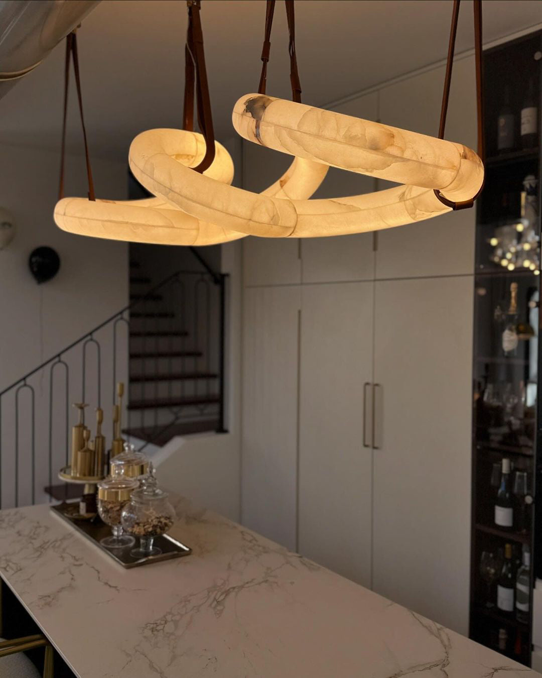 WOMO Large Alabaster Chandelier Design-WM2883