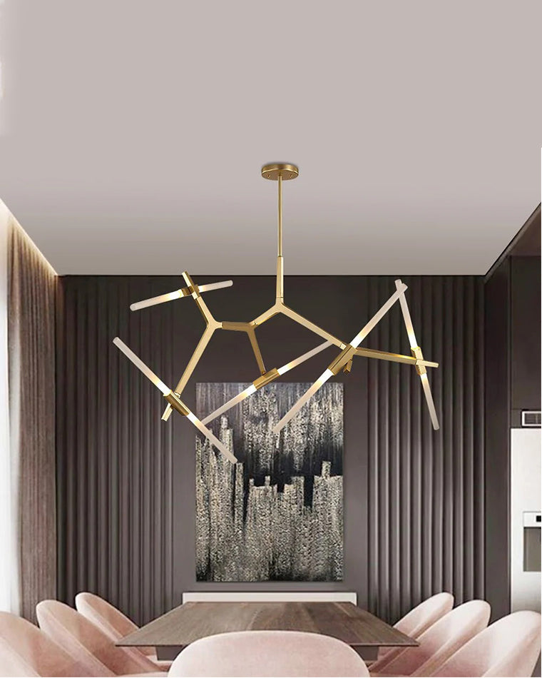 Lustre à branche en or réglable WOMO-WM2511