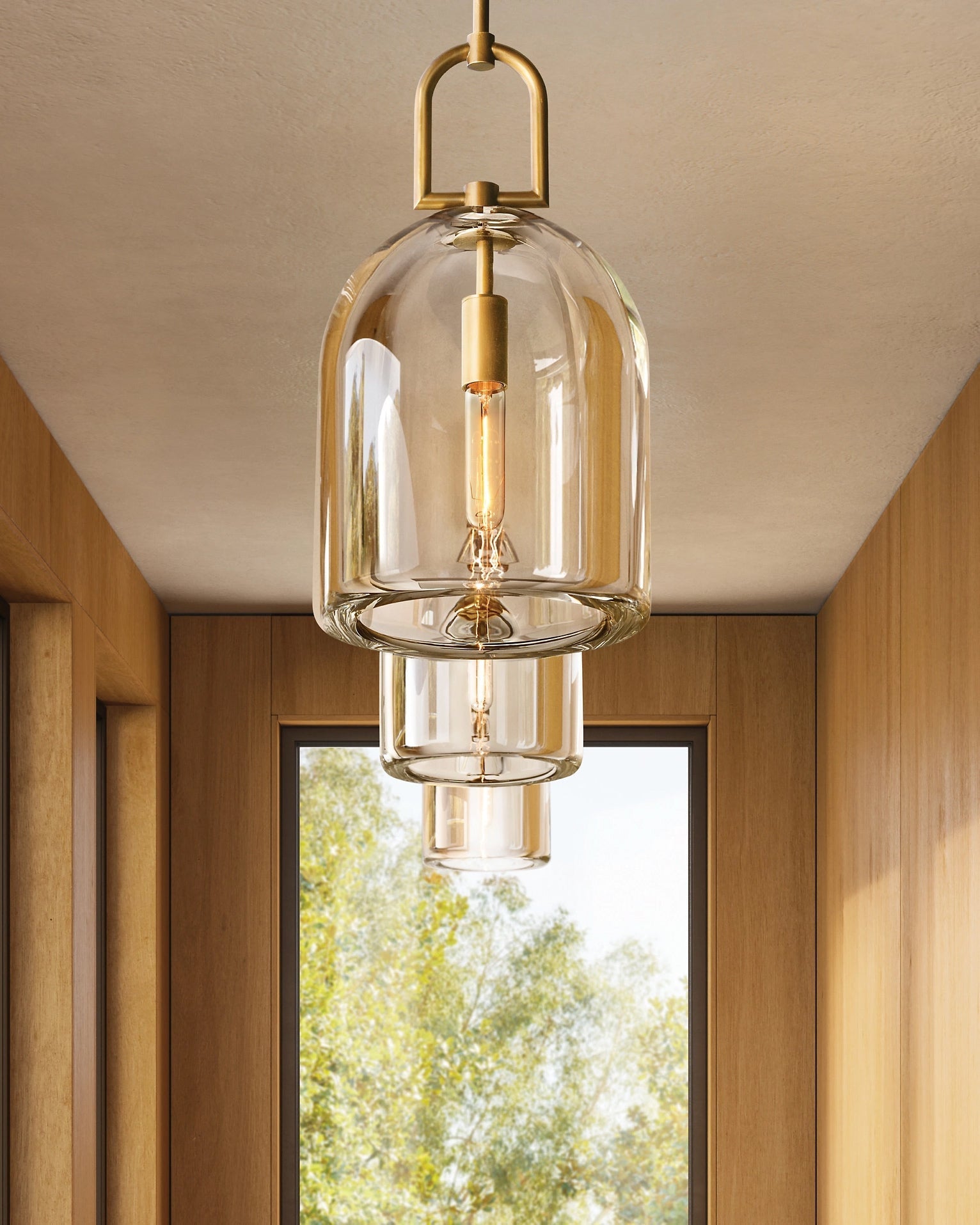 Suspension en verre moderne WOMO-WM2898