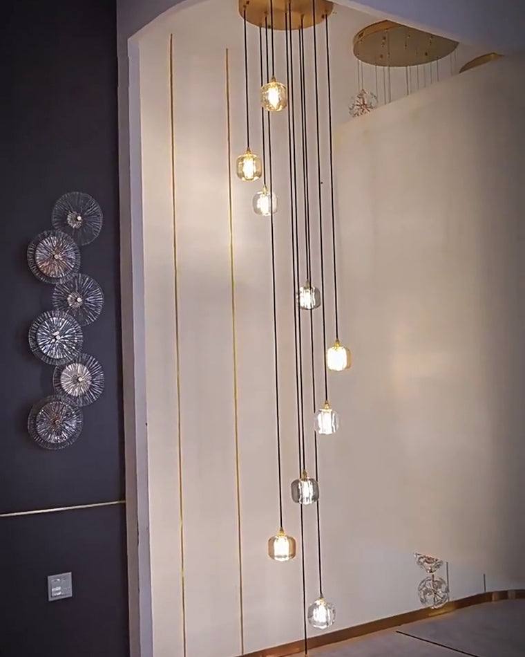 WOMO Lustre Multiple Verre Décorative-WM2111b