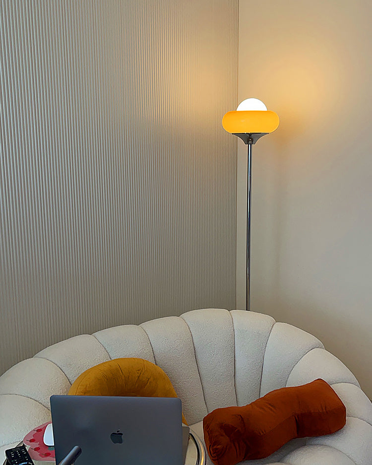WOMO Lampe sur Pied Torchière Orange - WM7092