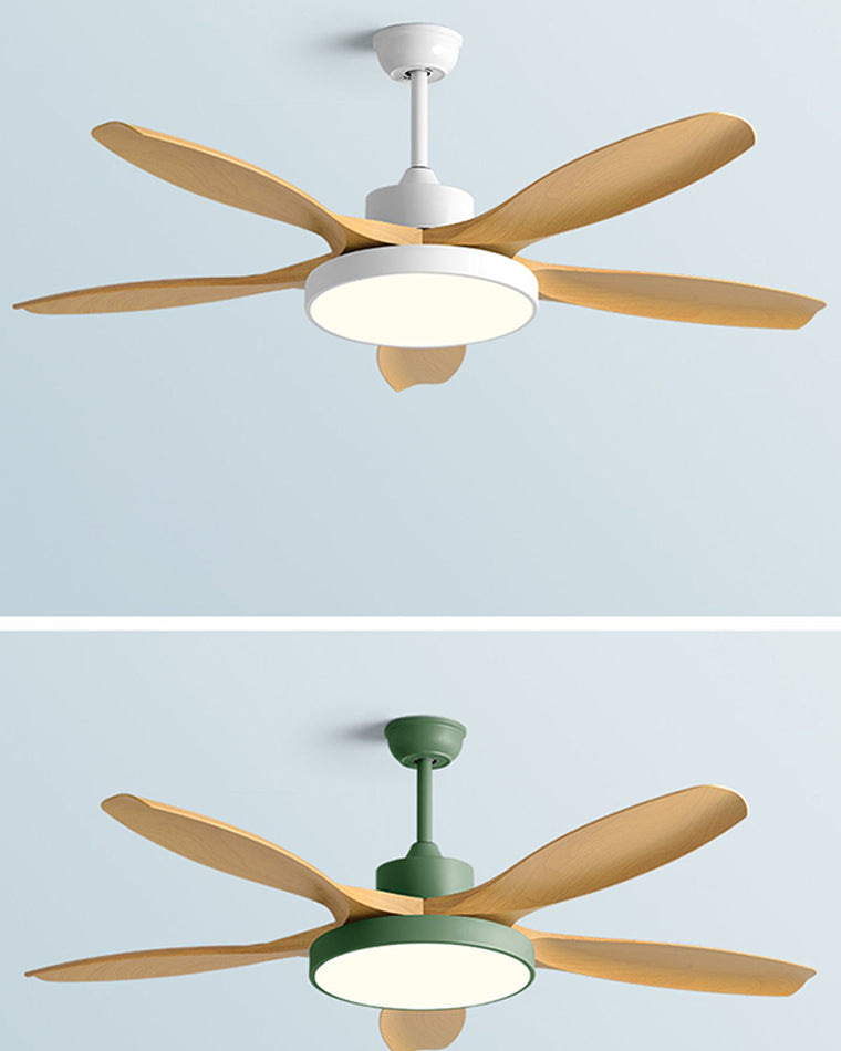 Lampe de ventilateur de plafond moderne WOMO 5 pales-WM5129