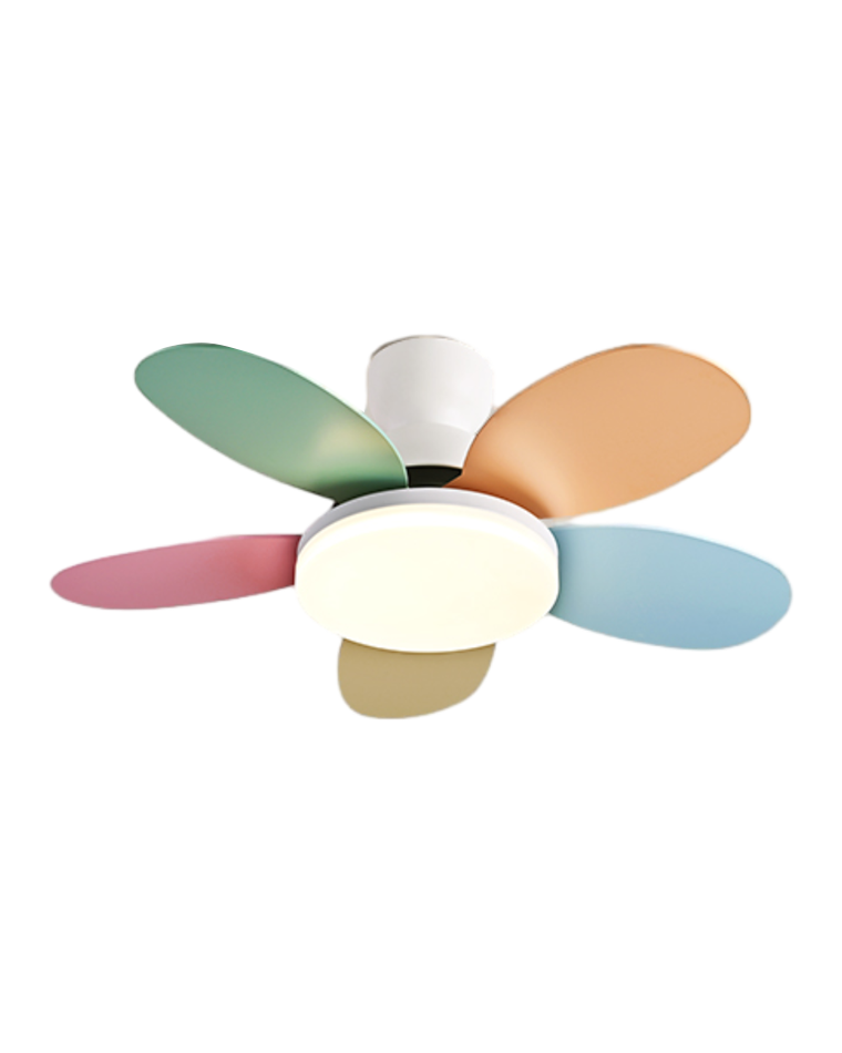 WOMO Ventilateur de plafond Multicolore-WM5004
