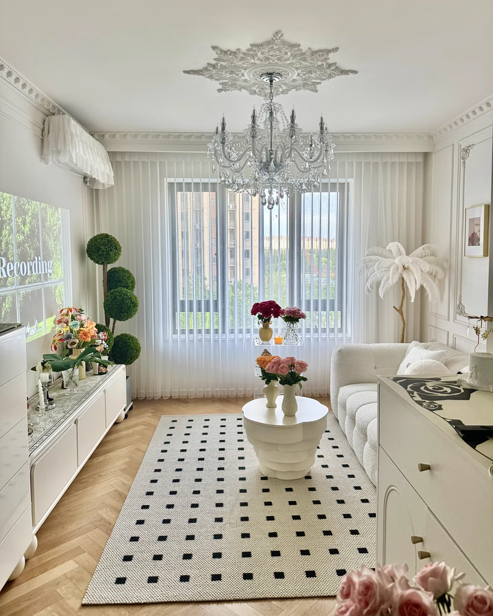 WOMO Lustre Luxe Cristal pour Salon-WM2340