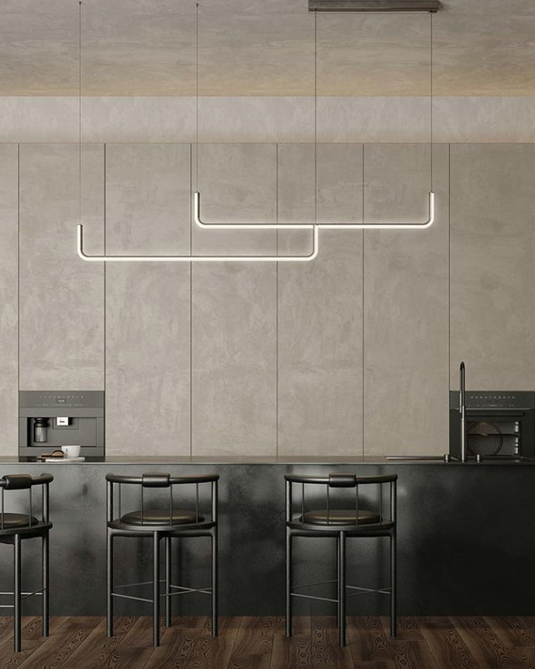 WOMO Suspension Lineaire Led Minimaliste-WM2001