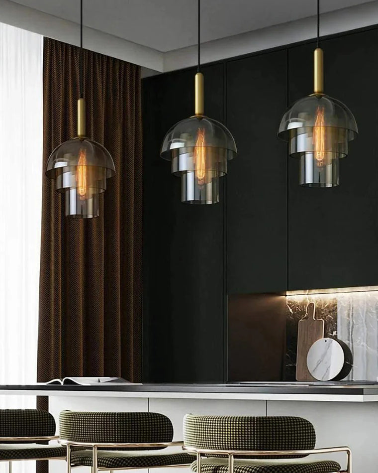 Suspension cloche en verre WOMO-WM2789