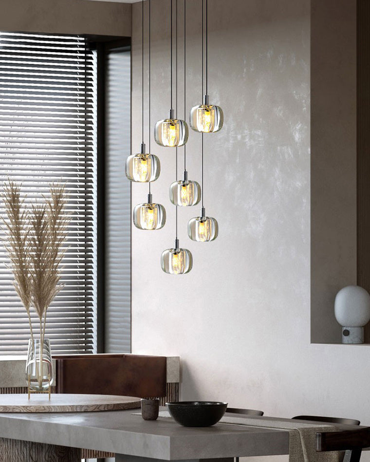 WOMO Lustre Multiple Verre Décorative-WM2111b
