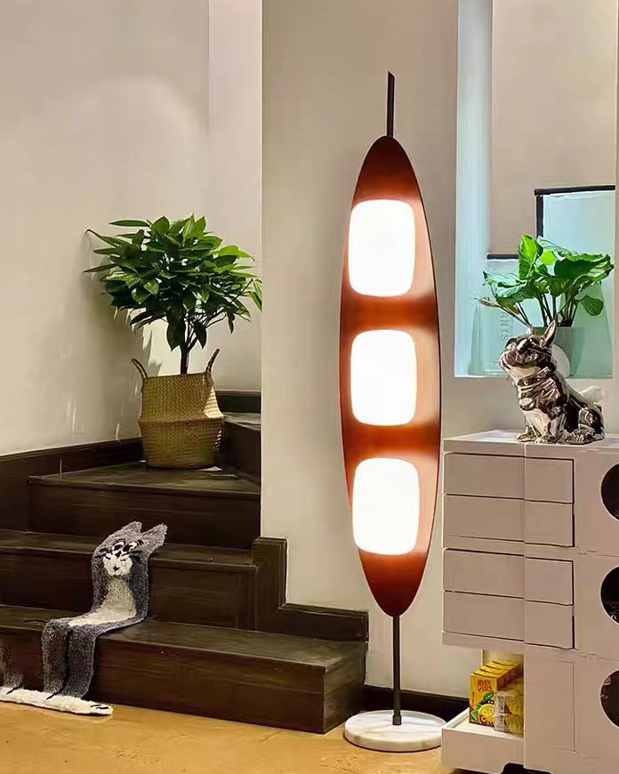 WOMO Lampe sur Pied Bois Ovale Moderne - WM7080