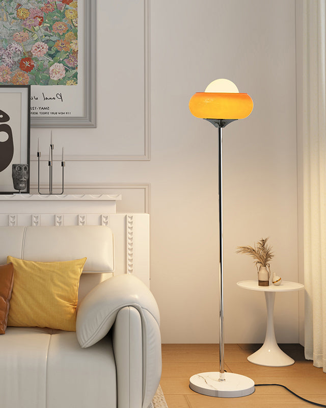 WOMO Lampe sur Pied Torchière Orange - WM7092