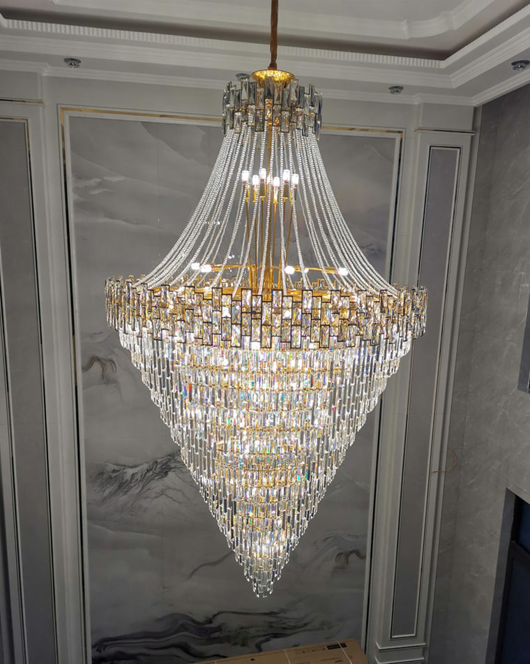 Lustre en cristal massif à plusieurs niveaux WOMO-WM2380