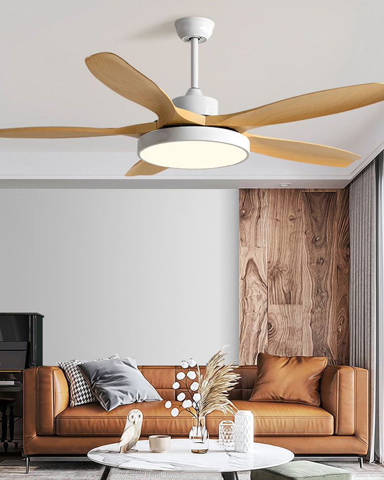 Lampe de ventilateur de plafond moderne WOMO 5 pales-WM5129