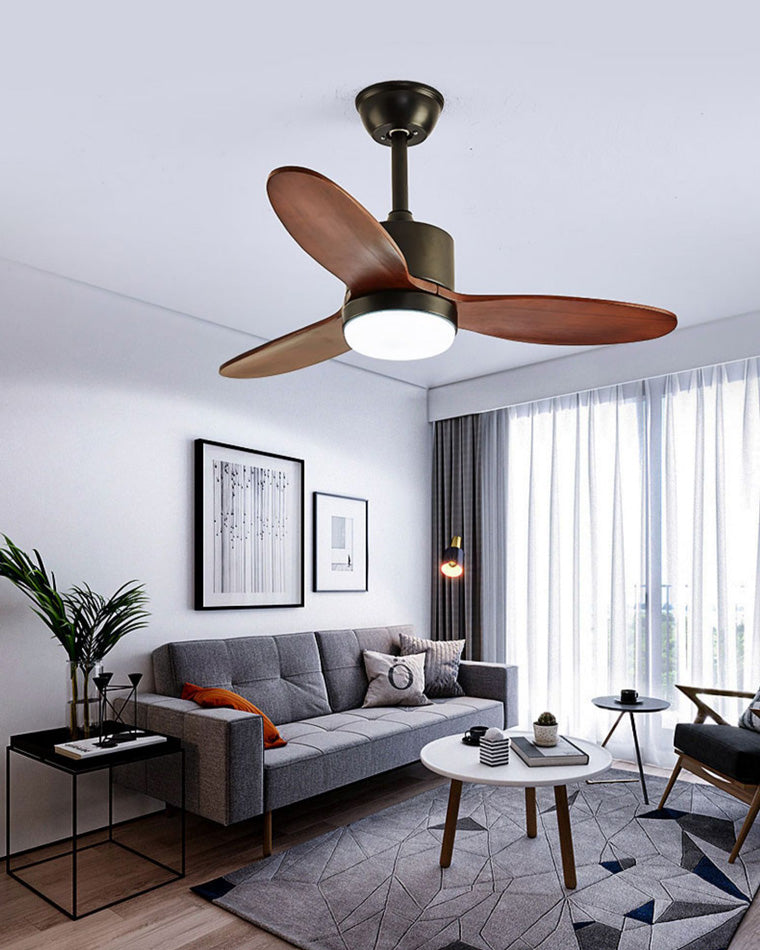 Lampe de ventilateur de plafond moderne WOMO Mid Century-WM5043