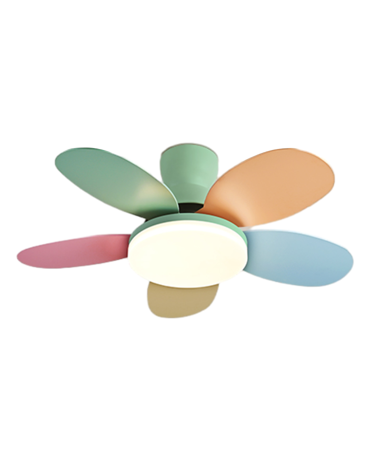 WOMO Ventilateur de plafond Multicolore-WM5004