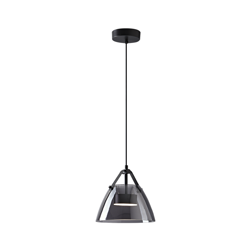WOMO 3 Light Suspension en verre fumé-WM2238