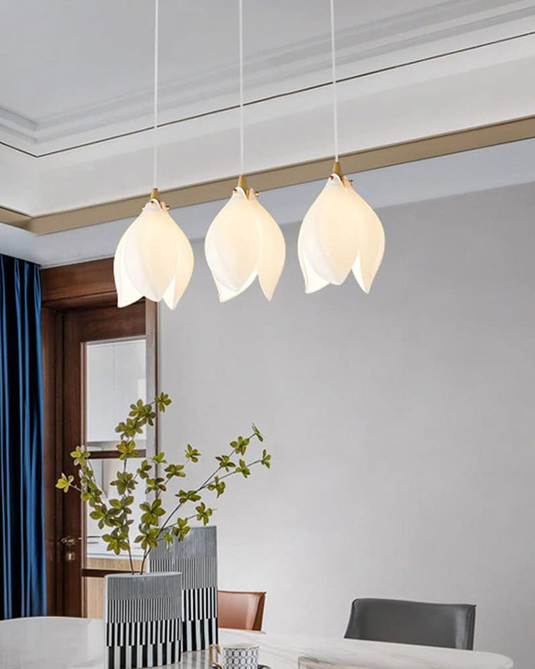 WOMO Suspension Fleur Blanc Décorative -WM2106b