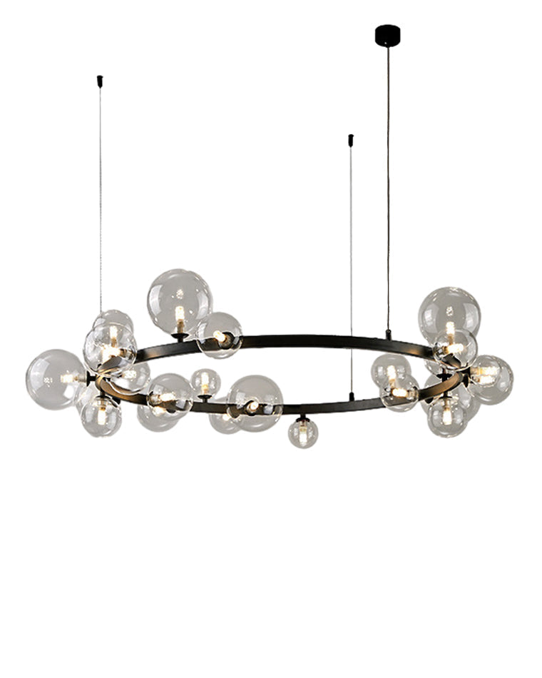 WOMO Lustre Cercle Bulles de Verre-WM2292