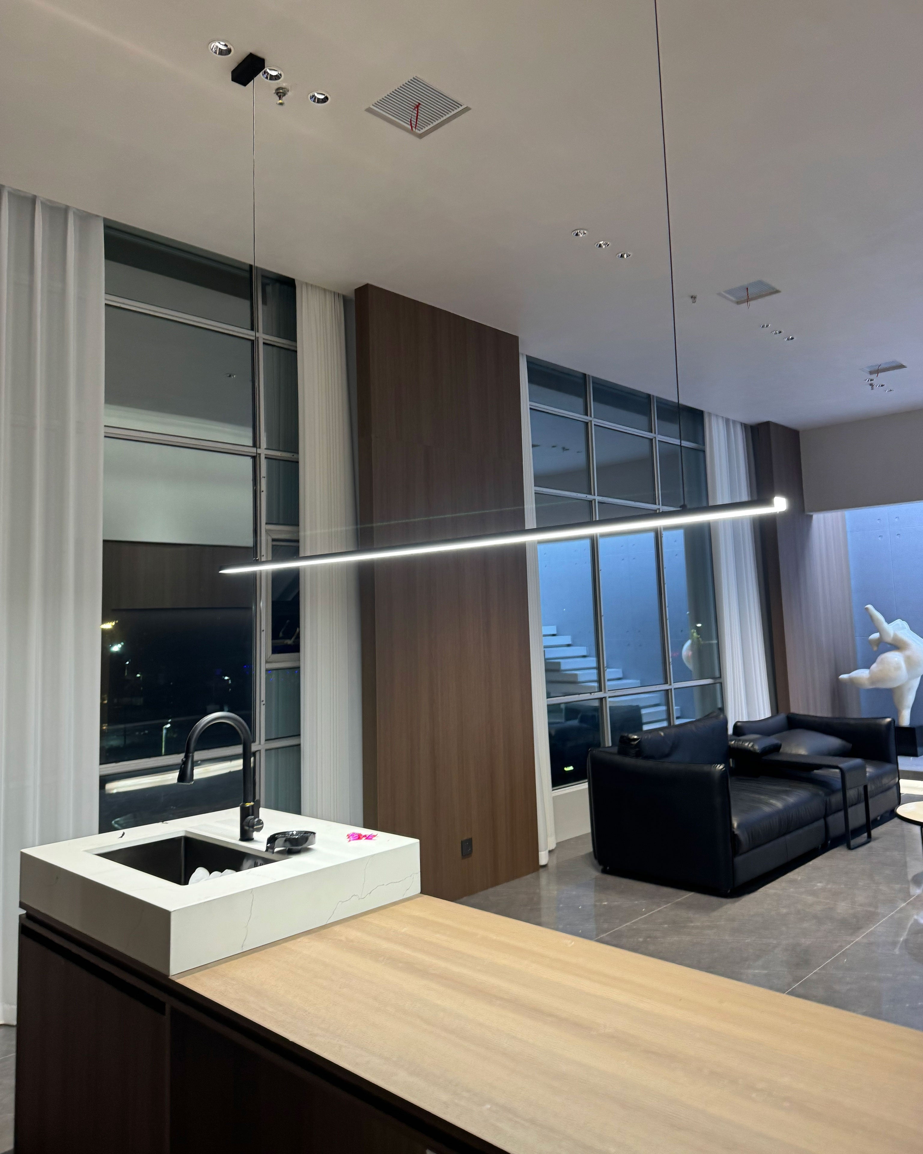 WOMO Suspension Lineaire Led Minimaliste- WM2011