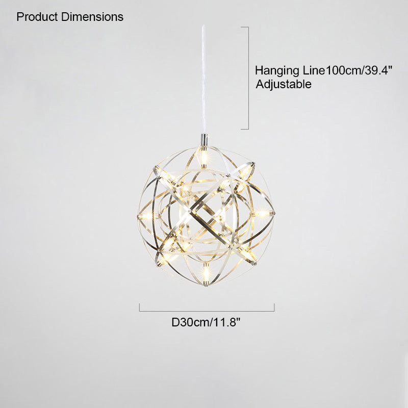 WOMO Lustre Planete Boule Decoratif-WM2091