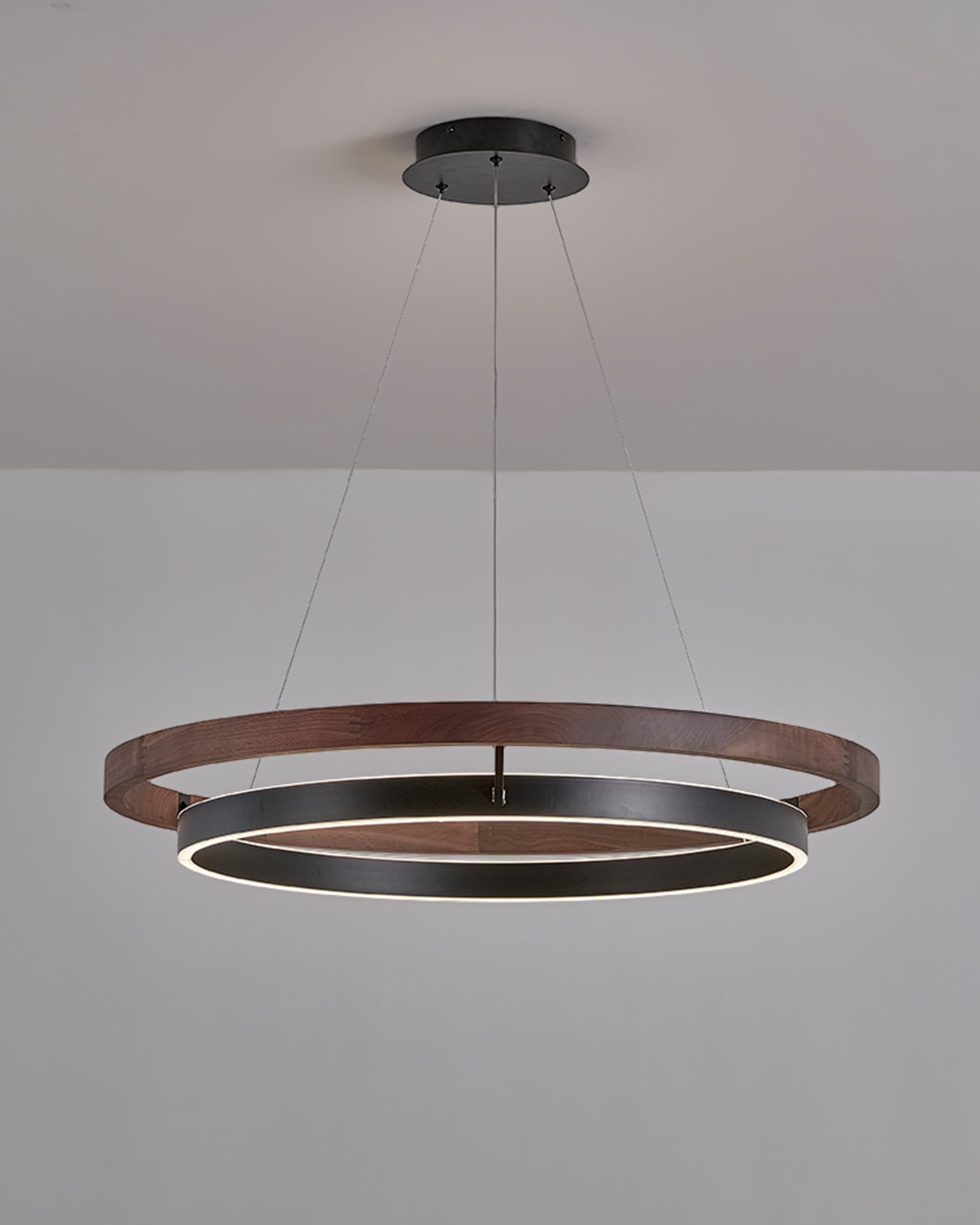 WOMO Wooden LED Ring Chandelier-WM2492