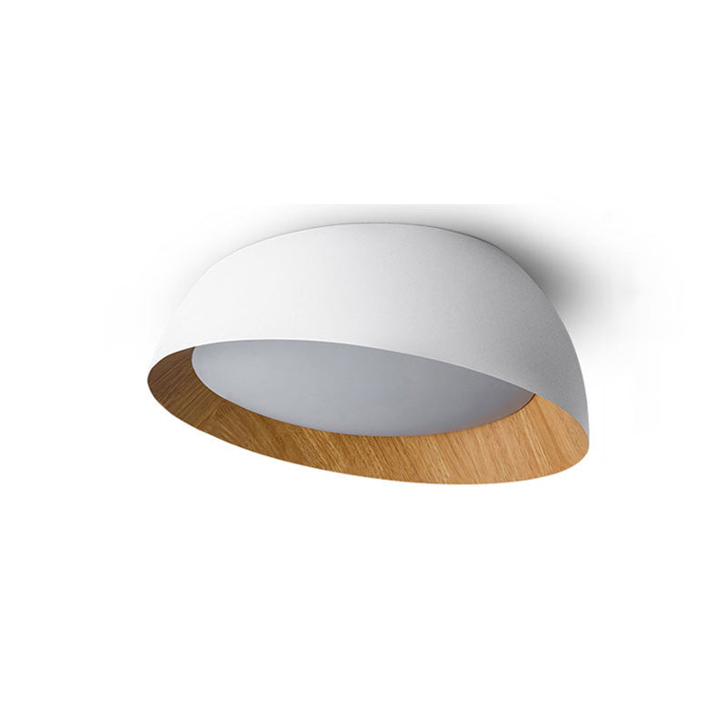 Plafonnier encastré asymétrique à grain de bois WOMO-WM1016