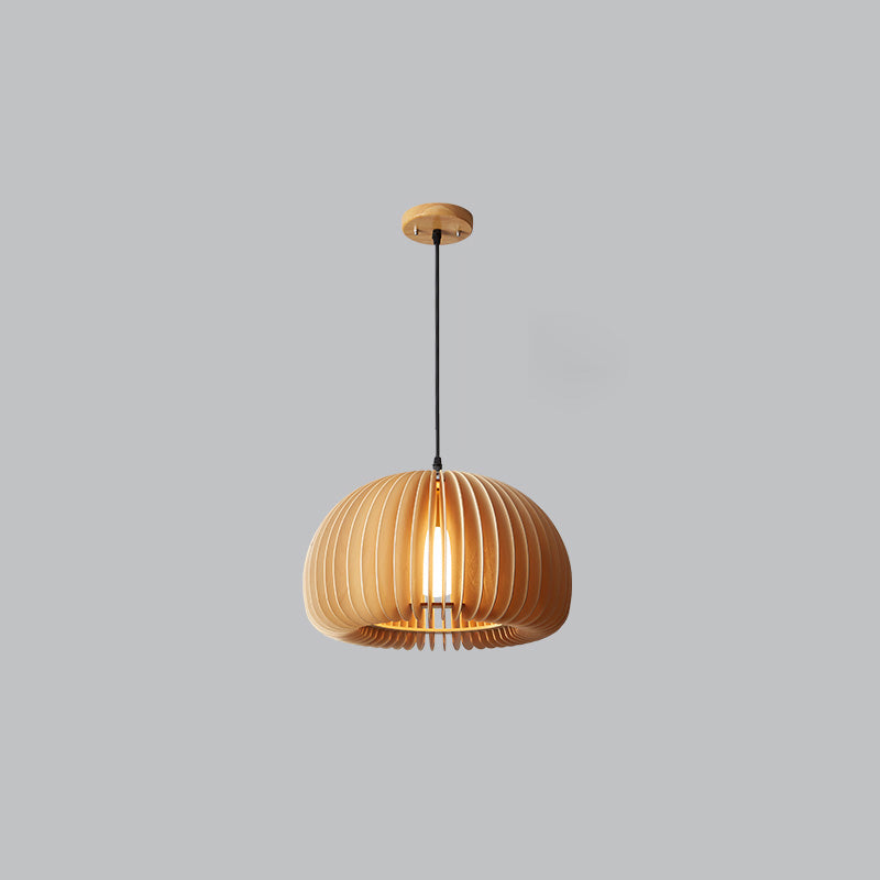 WOMO Suspension Orange Vintage en Bois-WM2105