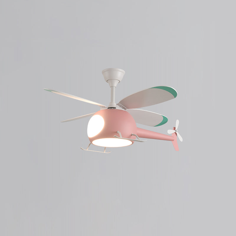 WOMO Ventilateur de plafond pour enfant Avion-WM5007