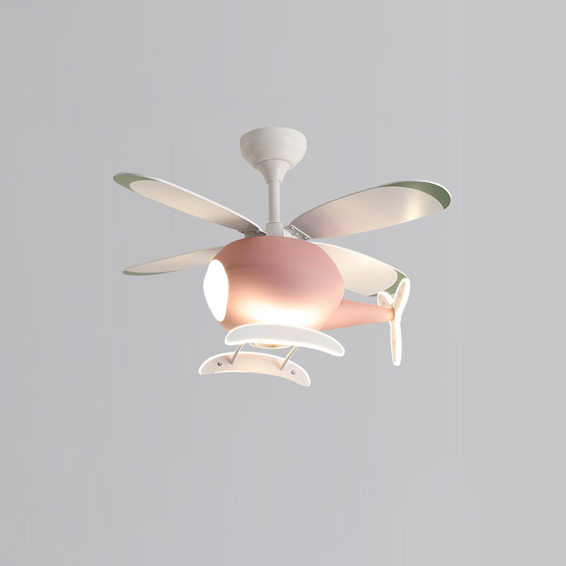 WOMO Ventilateur de plafond pour enfant Avion-WM5007